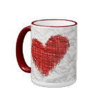 Scribble Heart Mug