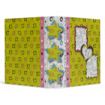 scribble hearts girly notebook binders