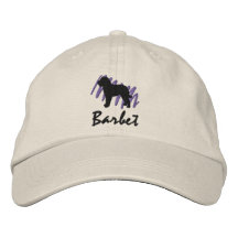 Scribbled Barbet Embroidered Hats