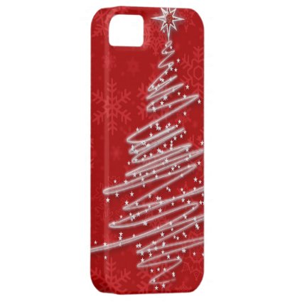 Scribbled Christmas Tree iPhone 5 Cover