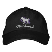 Scribbled Otterhound Baseball Cap