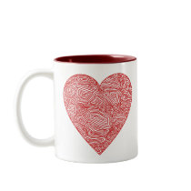 Coração de Scribbleprint canegas by scribbleprints Coração de Scribbleprint canegas