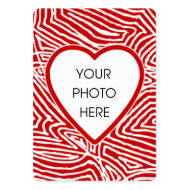 Scribbleprint Heart Photo Card profilecard