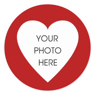 Scribbleprint Red Heart Border Stickers by scribbleprints