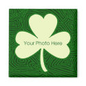 Scribbleprint Shamrock Border Magnet by scribbleprints Scribbleprint Shamrock Border Magnet