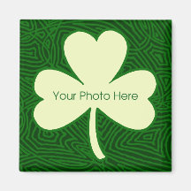 Scribbleprint Shamrock Border Magnet