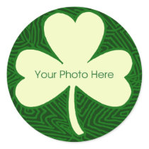 Scribbleprint Shamrock Border sticker