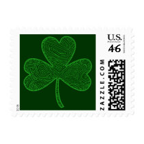 Scribbleprints Shamrock - On Green stamps