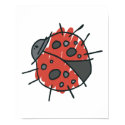 scribbles ladybug posters