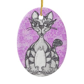Scribby Cat 23 ornament