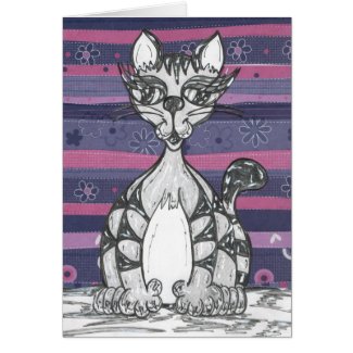 Scribby Cat 5 card