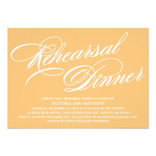 SCRIPT 2 | REHEARSAL DINNER INVITE