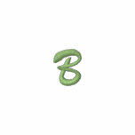 Script-Letter B Embroidered Hoody