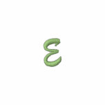 Script-Letter E Embroidered Jacket