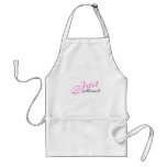 Script (Pink) aprons