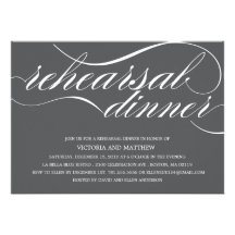 SCRIPT | REHEARSAL DINNER INVITATION