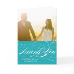 SCRIPT THANKS | WEDDING THANK YOU PHOTO CARD