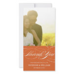 SCRIPT THANKS | WEDDING THANK YOU PHOTO CARD