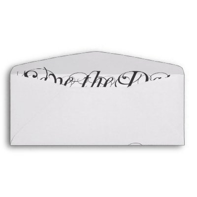 Script Words Save the Date Envelopes