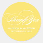 SCRIPTED | WEDDING THANK YOU FAVOR LABEL stickers