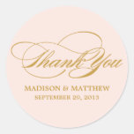 SCRIPTED | WEDDING THANK YOU FAVOR LABEL stickers