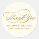 SCRIPTED | WEDDING THANK YOU FAVOR LABEL stickers