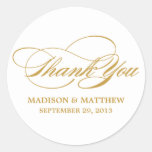 SCRIPTED | WEDDING THANK YOU FAVOR LABEL stickers