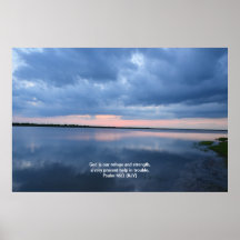 Scripture Bible Verse Poster - 36 x 24 Christian