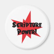 Scripture Power Refrigerator Magnets