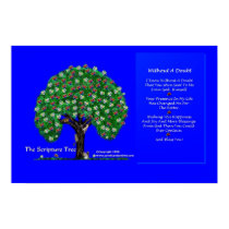 Scripture Tree -Without A Doubt-Poster posters