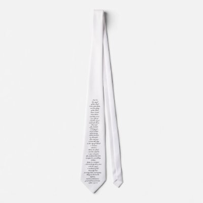Scripture Wear tie, Christmas white - Luke 2:9-14 by tinyzoo