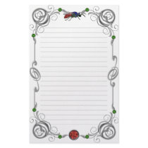 Scroll Cuckoo Wasp Lined Stationery