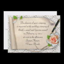 Scroll invitations