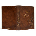 Scroll Leaf Family Album 3 Ring Binder