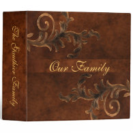 Scroll Leaf Two Inch Family Album Binder