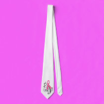 Scroll/Pink Ribbon Tie ties