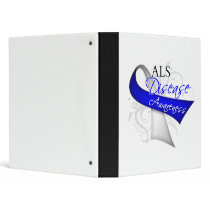 Scroll Ribbon - ALS Disease Awareness Binder