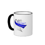 Scroll Ribbon - ALS Disease Awareness mugs