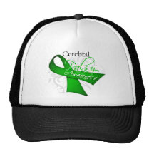 Scroll Ribbon - Cerebral Palsy Awareness Hat