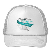 Scroll Ribbon Cervical Cancer Awareness Hat