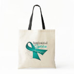 Scroll Ribbon Interstitial Cystitis Awareness bags