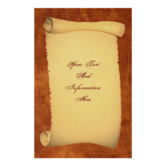 Scrolls Stationery | Zazzle