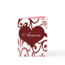 Scroll Valentine-Italian Greeting Card