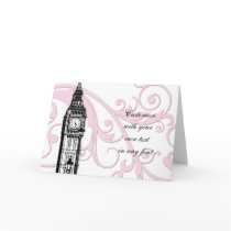 Scrolls and Big Ben Card