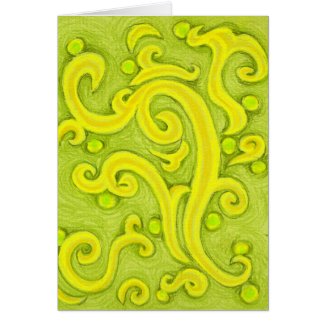 Scrolls of Green and Gold card