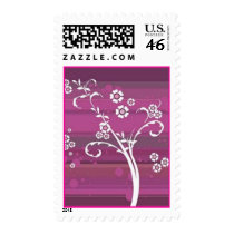 Scrolls to ground fushia flowers -