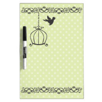 Scrollwork Birdcages dry erase boards