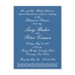 Scrollwork Invite (Customizable) Post Card