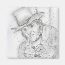 Scrooge-1 Fridge Magnet
