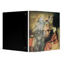 Scrooge and The Ghost of Marley 3 Ring Binder